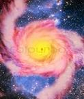 Stock image of 'Far away spiral galaxy'