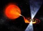 Pulsar Suck Matter of its Companion Star NASA-Dana Berry
