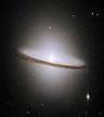 The Sombrero Galaxy, an example of an unbarred spiral galaxy.  Credit:Hubble Space Telescope/NASA/ESA.
