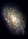 NGC 4414, a typical spiral galaxy in the constellation Coma Berenices, is about 17,000 parsecs in diameter and approximately 20 million parsecs distant. Credit:Hubble Space TelescopeNASA/ESA.