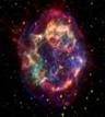 A Chandra X-ray Observatory image of the supernova remnant Cassiopeia A. Credit: Chandra image: NASA/CXC